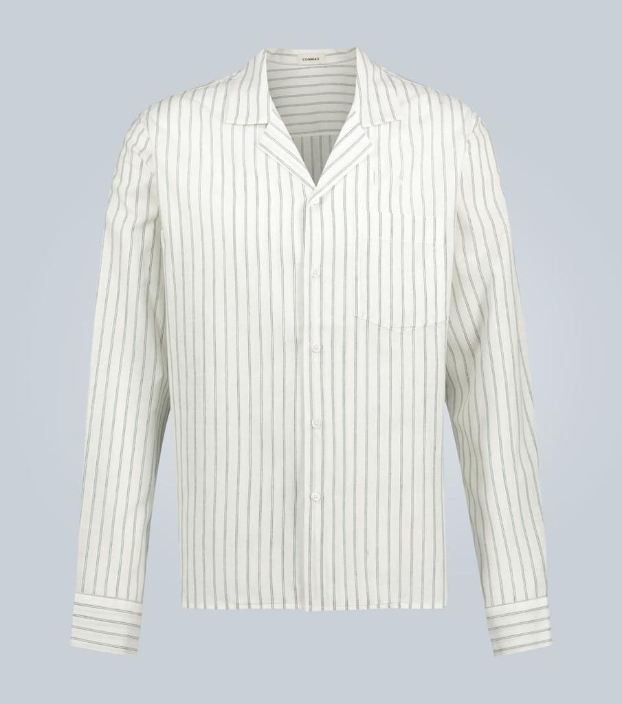 商品Commas|条纹亚麻长袖衬衫,价格¥938,第1张图片