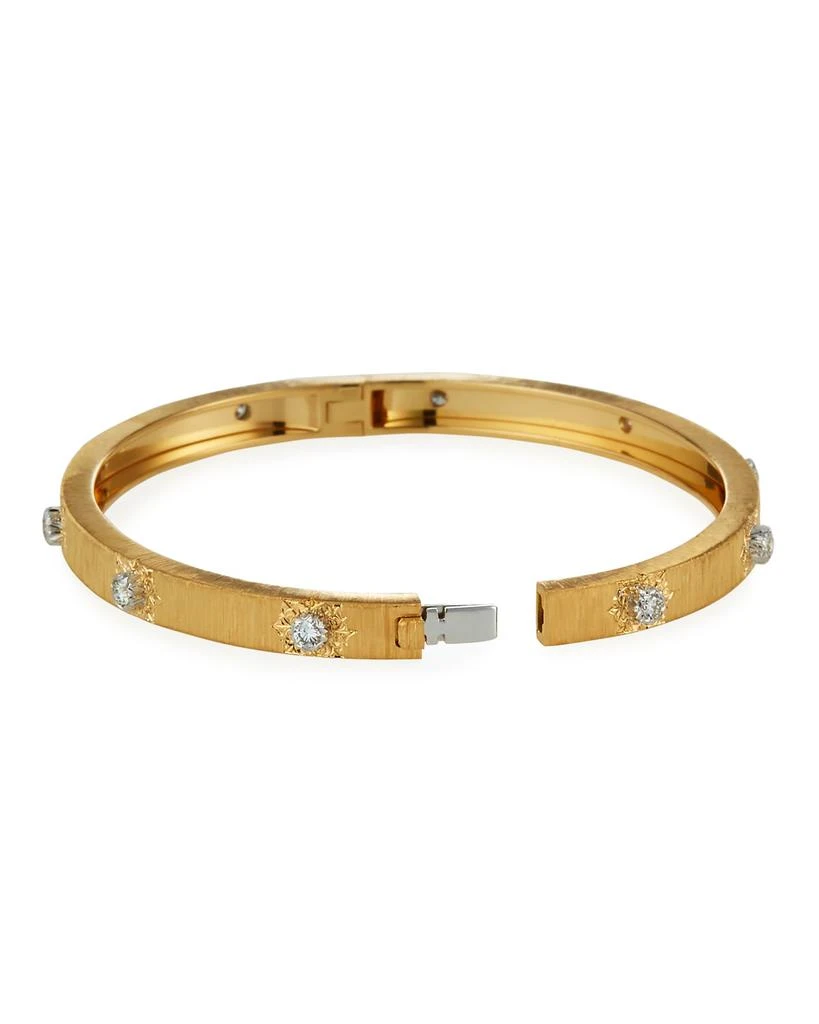 商品Buccellati|Macri 18k Yellow Gold Diamond 5mm Bangle, Size 16,价格¥74280,第2张图片详细描述