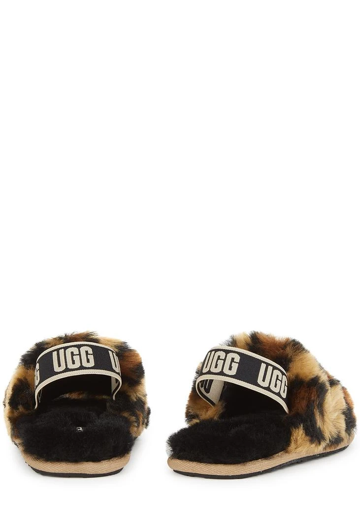 商品UGG|KIDS Fluff Yeah leopard-print shearling sliders (IT21-IT29),价格¥573,第2张图片详细描述
