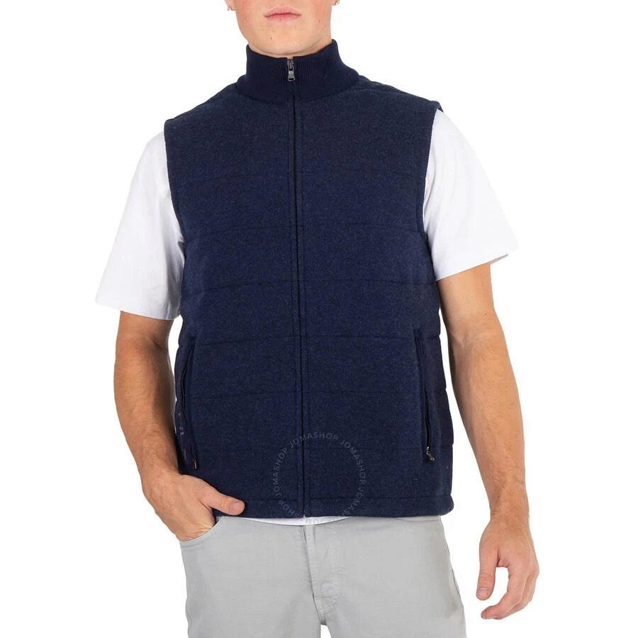 商品Ralph Lauren|Men's Navy Wool-Bend Vest,价格¥804,第1张图片