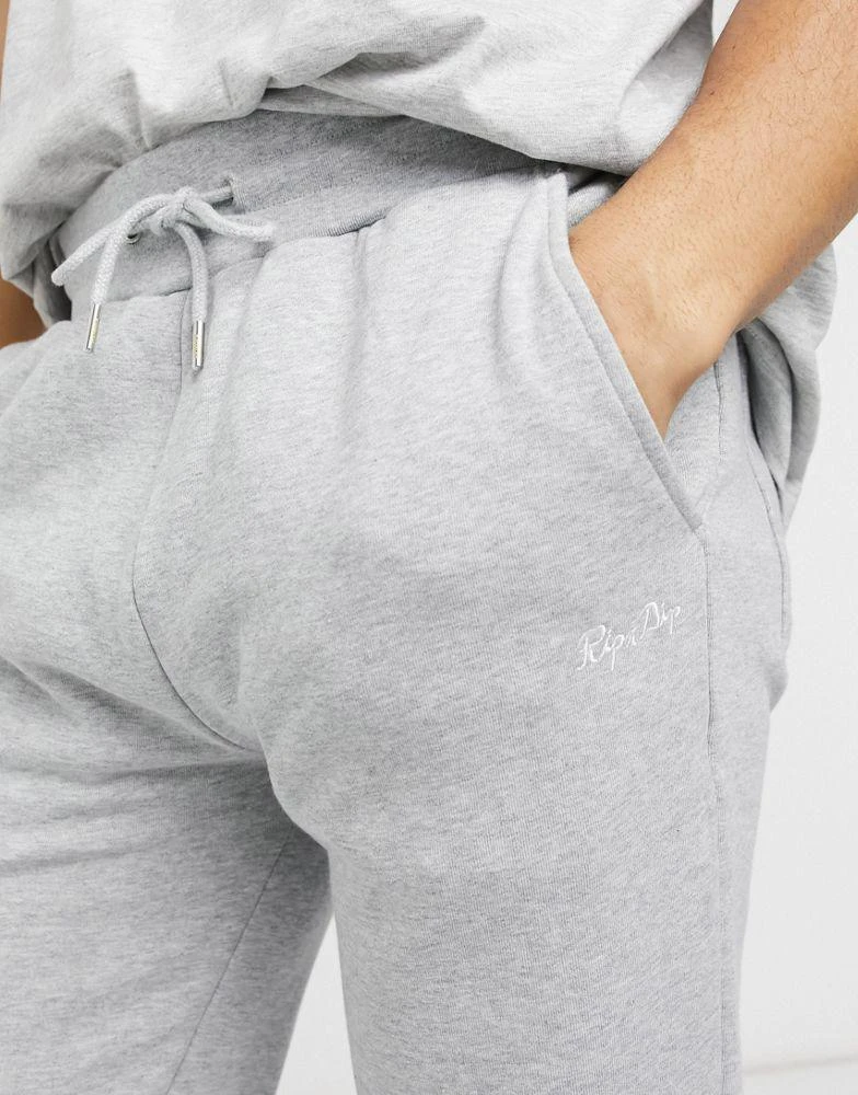 商品Rip N Dip|RIPNDIP Peeking Nermal joggers in grey,价格¥423,第3张图片详细描述