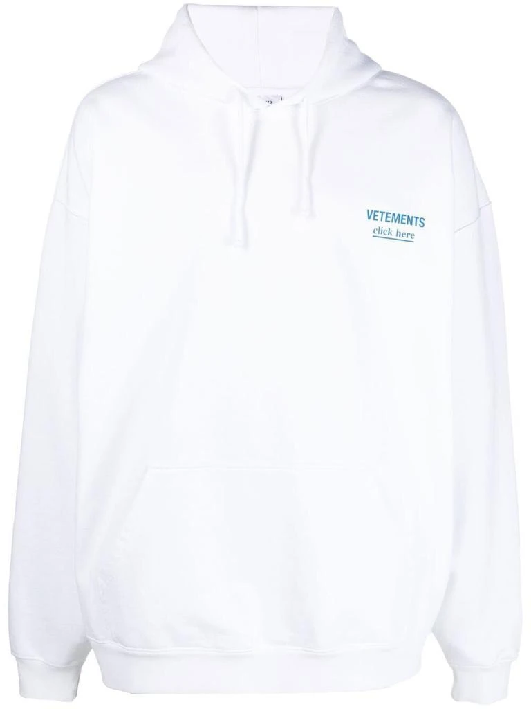 商品Vetements|Vetements click here hoodie,价格¥2325,第1张图片