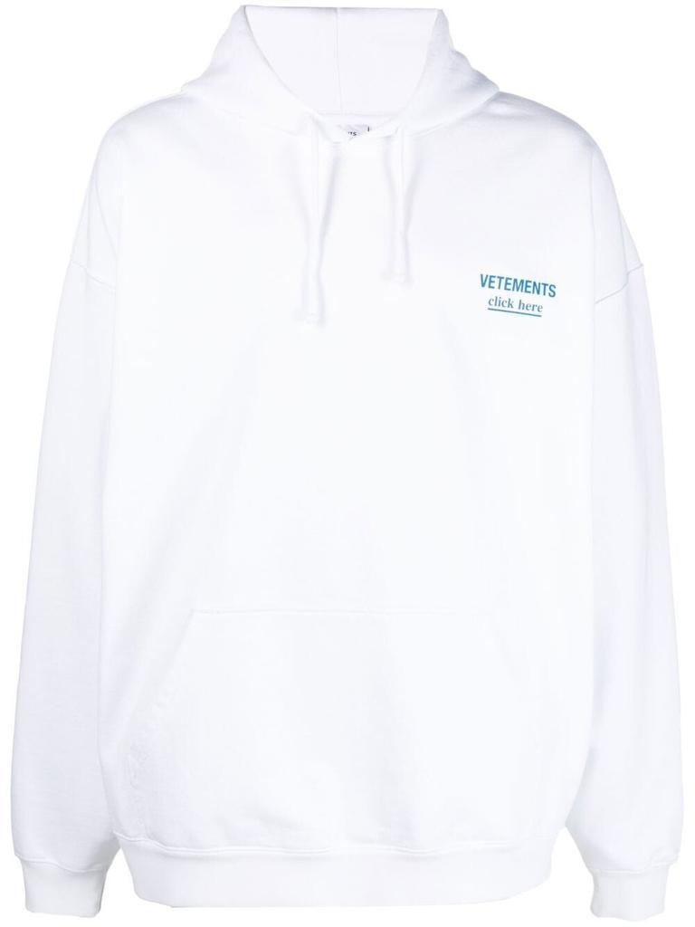 商品Vetements|Vetements click here hoodie,价格¥2554,第1张图片