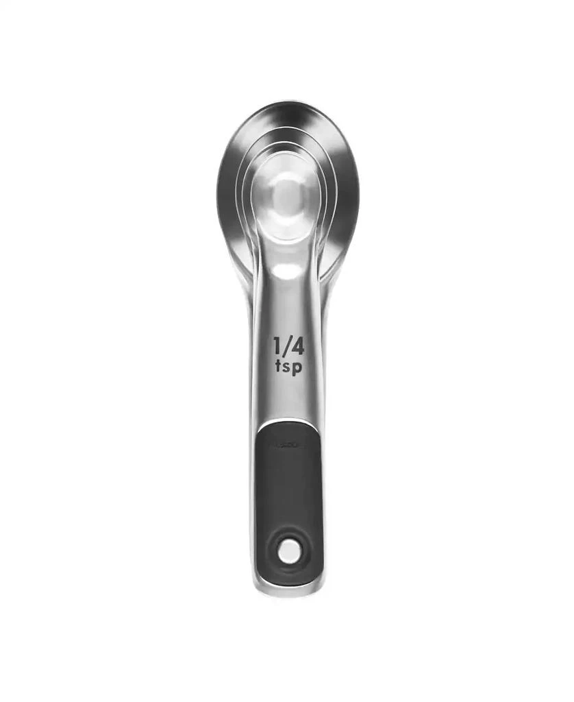 商品OXO|Good Grips Set of 4 Stainless Steel Magnetic Measuring Spoons,价格¥90,第4张图片详细描述