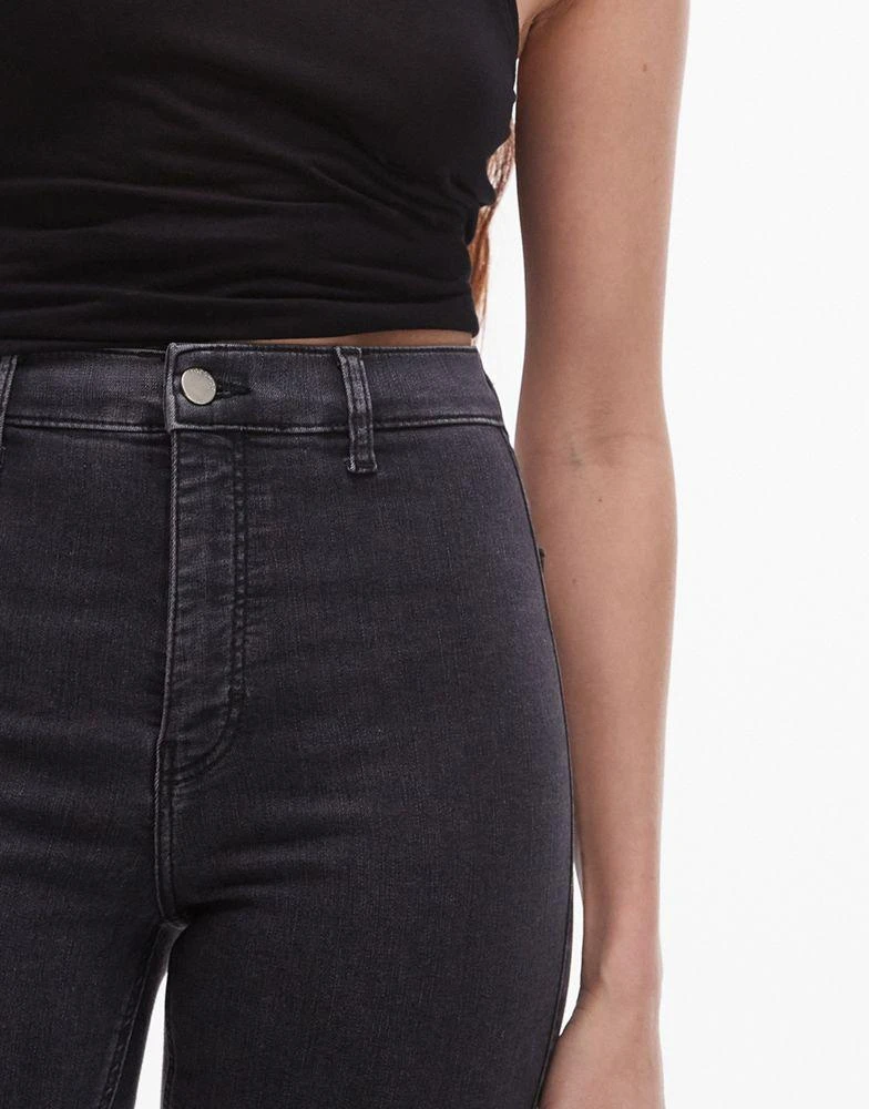 商品Topshop|Topshop Joni high rise super skinny jean in washed black,价格¥296,第5张图片详细描述