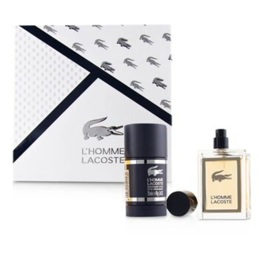 商品Lacoste|- L'Homme Coffret: Eau De Toilette Spray 50ml/1.6oz + Deodorant Stick 75ml/2.4oz  2pcs,价格¥489,第1张图片