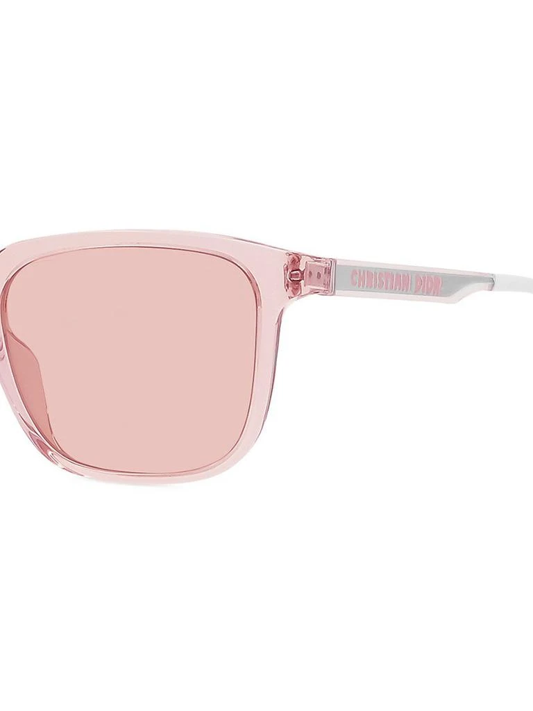 商品Dior|DiorTag SU 56MM Plastic Rectangular Sunglasses,价格¥1818,第3张图片详细描述