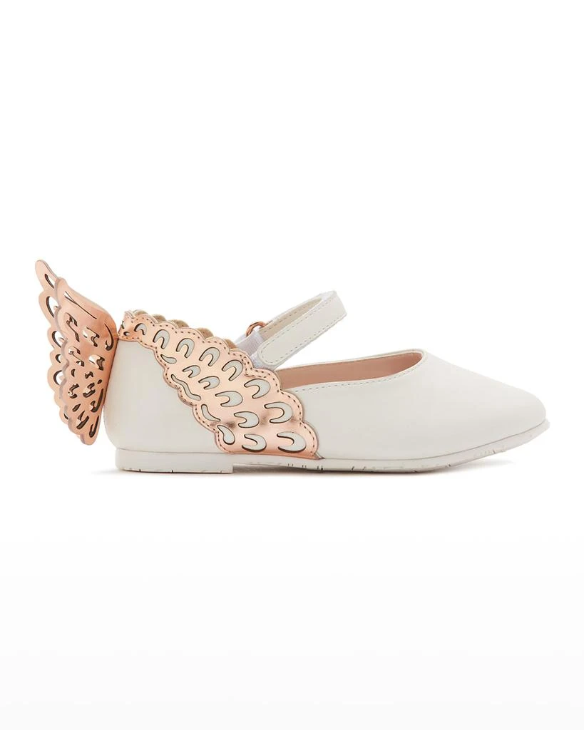 商品Sophia Webster|Girl's Evangeline Leather Butterfly-Wing Flats, Baby/Toddler,价格¥1353,第1张图片