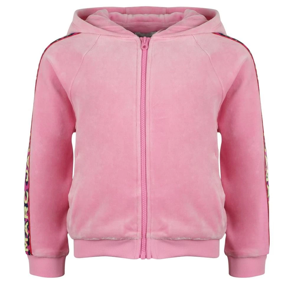 商品Marc Jacobs|Pink Velour Hooded Zip Up,价格¥308,第1张图片