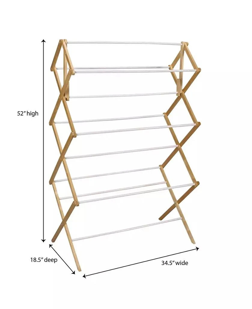 商品Household Essentials|Large Folding Clothes Drying Rack,价格¥622,第3张图片详细描述