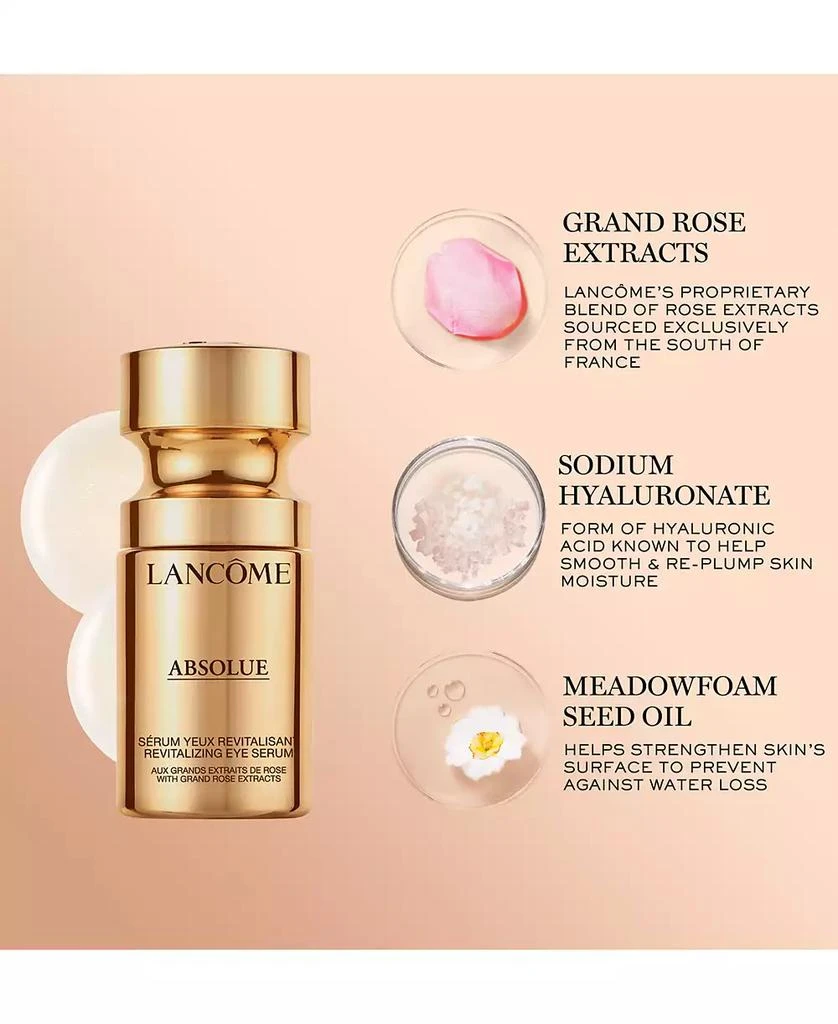 商品Lancôme|Absolue Revitalizing Eye Serum With Grand Rose Extracts, 0.5 oz.,价格¥1138,第3张图片详细描述