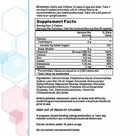 商品Citracal|Citracal Calcium Citrate Caplets + D3 280 ct.,价格¥98,第5张图片详细描述