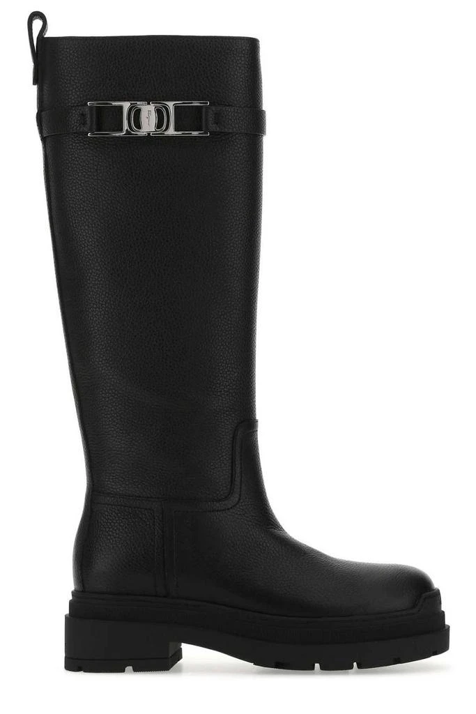 商品Salvatore Ferragamo|Salvatore Ferragamo Vara Knee-High Zipped Boots,价格¥5354,第1张图片