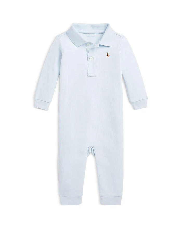 商品Ralph Lauren|Boys' Organic Cotton Polo Coverall - Baby,价格¥485,第1张图片详细描述
