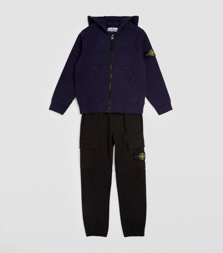 商品Stone Island Junior|Zip-Up Compass Hoodie (4-14 Years),价格¥1416,第2张图片详细描述