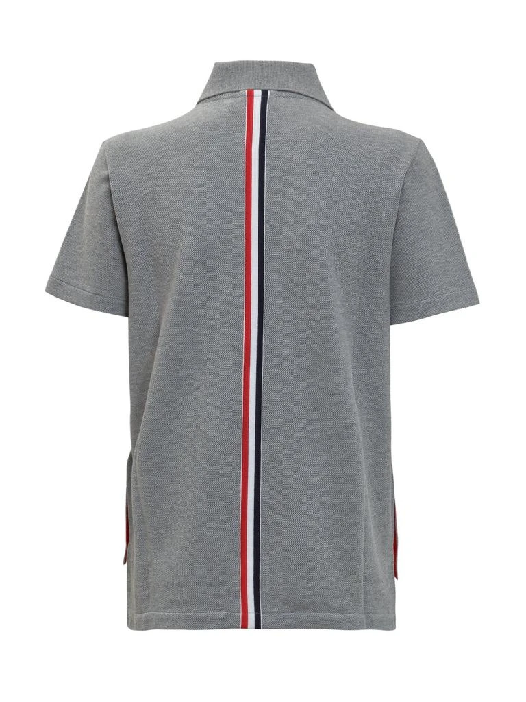 商品Thom Browne|Thom Browne RWB Stripe Polo Shirt,价格¥3178,第2张图片详细描述