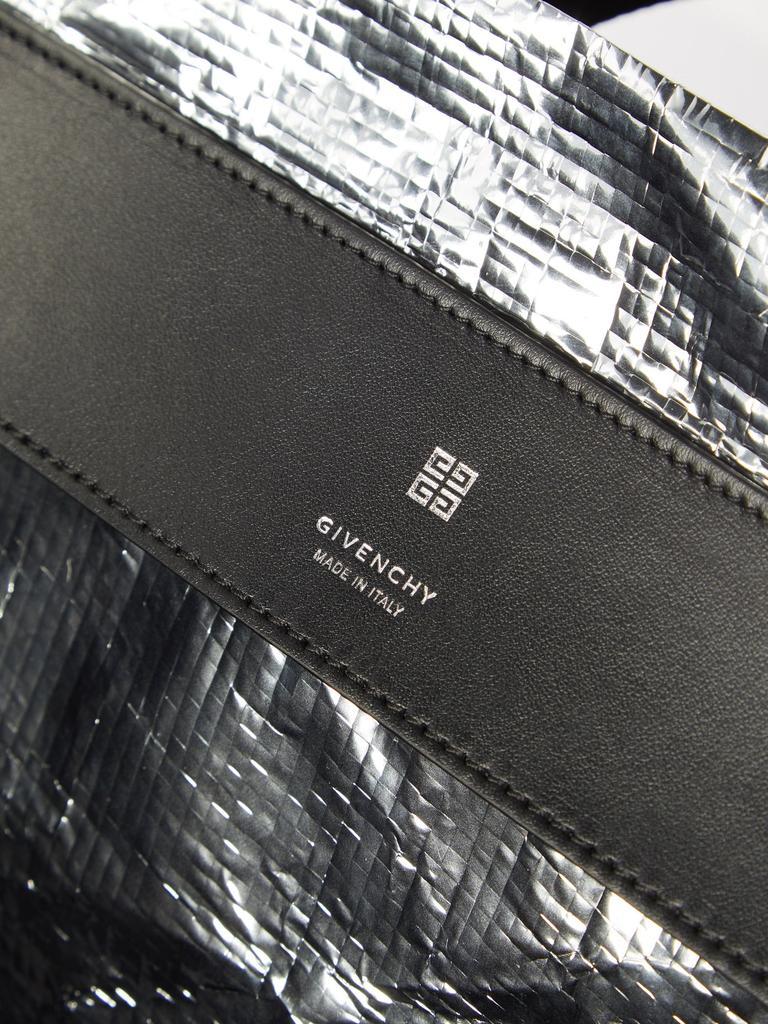 商品Givenchy|G-Shopper metallic coated-canvas tote bag,价格¥5829,第7张图片详细描述