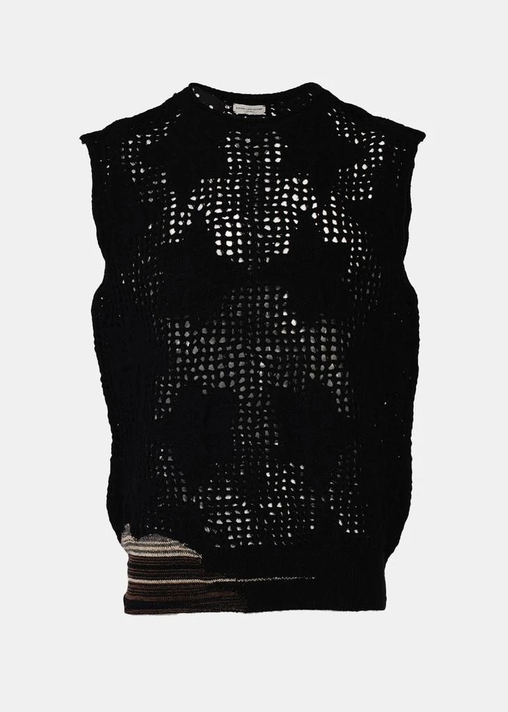 商品Dries Van Noten|Dries Van Noten Black Knitwear,价格¥4462,第1张图片