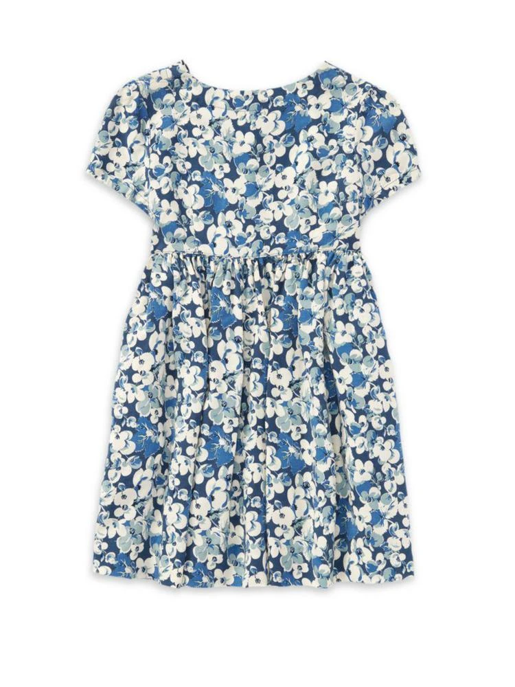 商品Ralph Lauren|Ralph Lauren - Little Girl's Short-Sleeve Floral Dress,价格¥205,第2张图片详细描述