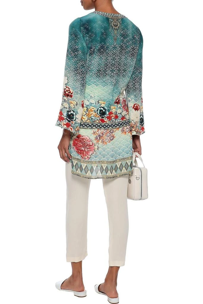 商品Camilla|Her Heirloom layered embellished printed silk-chiffon tunic,价格¥1682,第3张图片详细描述