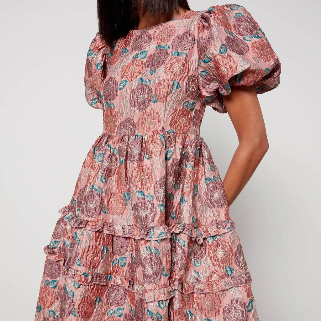 商品Sister Jane|Sister Jane Dream Nerissa Floral-Print Jacquard Midi Dress,价格¥1539,第3张图片详细描述