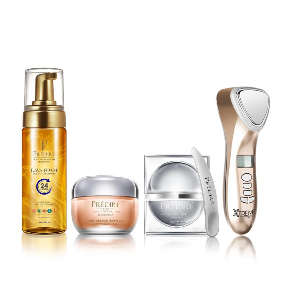 商品Predire Paris|Age-Defying Facial Cooling Mask & Peeling Gel (Vitamin Enriched) with Skin Rejuvenation Device,价格¥1415,第1张图片