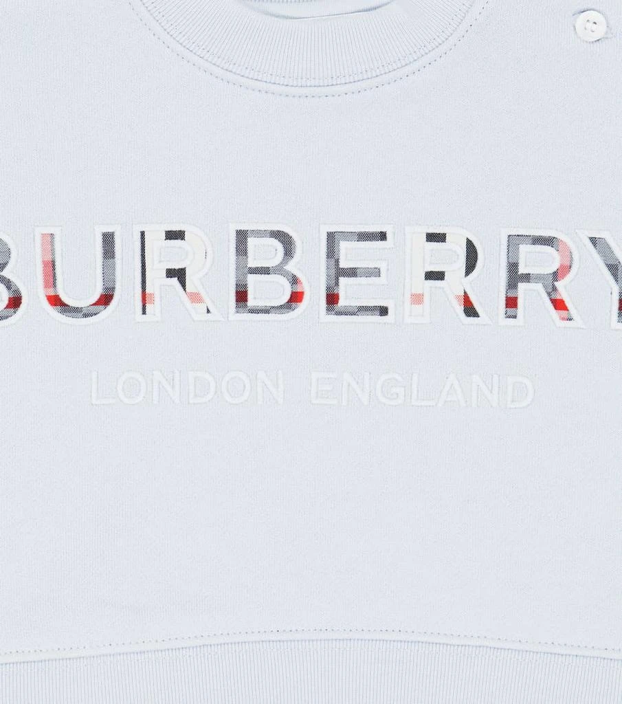 商品Burberry|Baby embroidered cotton sweatshirt,价格¥2146,第3张图片详细描述