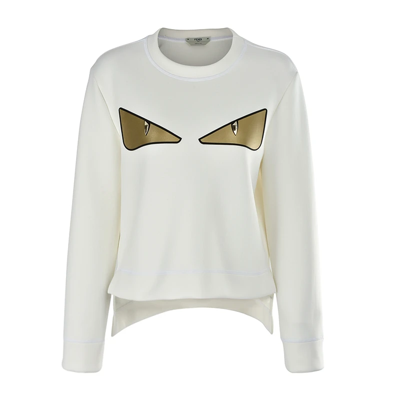 商品Fendi|FENDI 米白色女士卫衣/帽衫 FAF089-A6MG-F0C00,价格¥3513,第1张图片