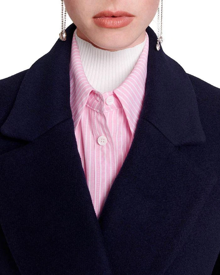 商品Maje|Giblue Double Breasted Belted Coat,价格¥3501,第4张图片详细描述