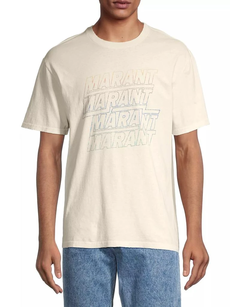 商品Isabel Marant|Hugo Logo T-Shirt,价格¥748,第3张图片详细描述