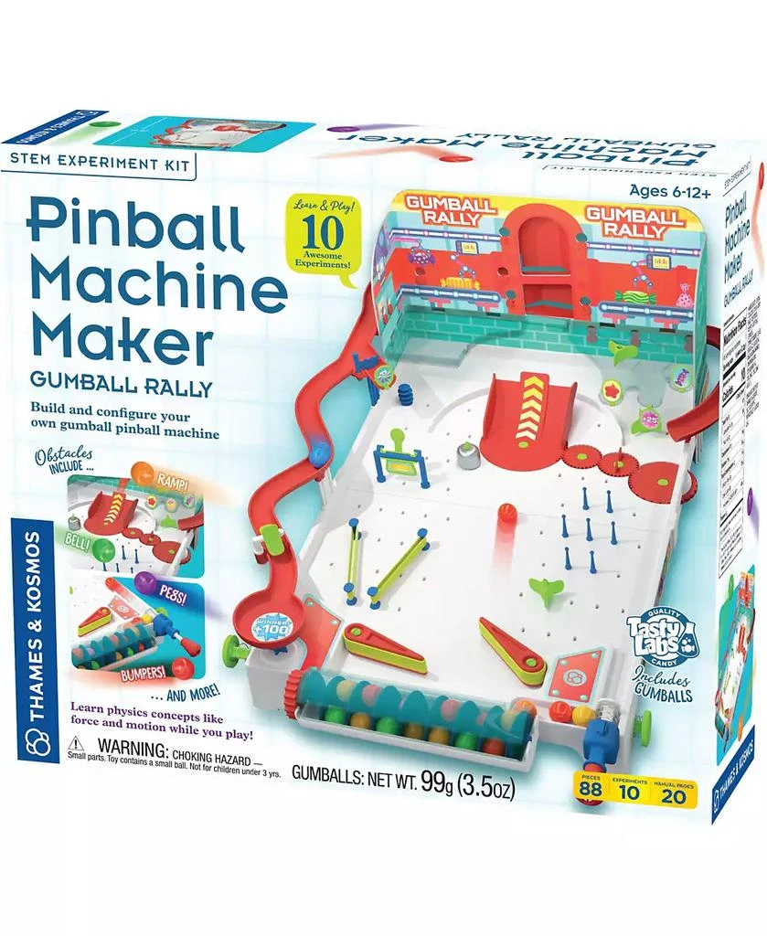 商品Thames & Kosmos|Pinball Machine Maker: Gumball Rally,价格¥301,第1张图片