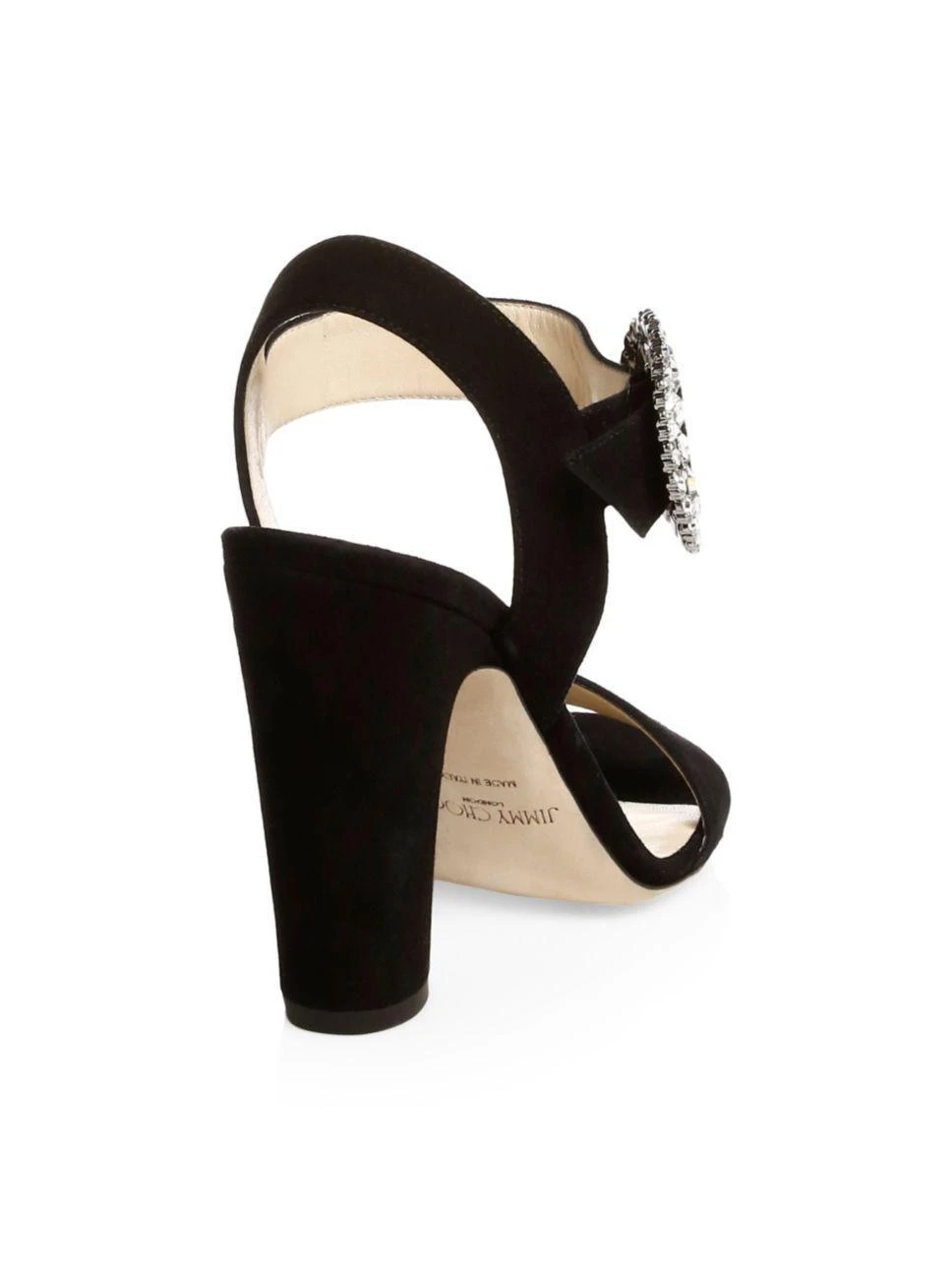 商品Jimmy Choo|Jimmy Choo - Mischa Suede Ankle-Strap Sandals,价格¥2848,第3张图片详细描述