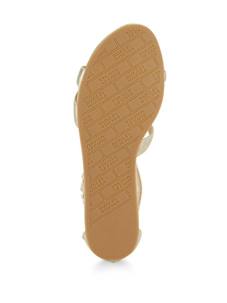 商品Badgley Mischka|Carey Rhinestone Accented Sandals,价格¥789,第4张图片详细描述