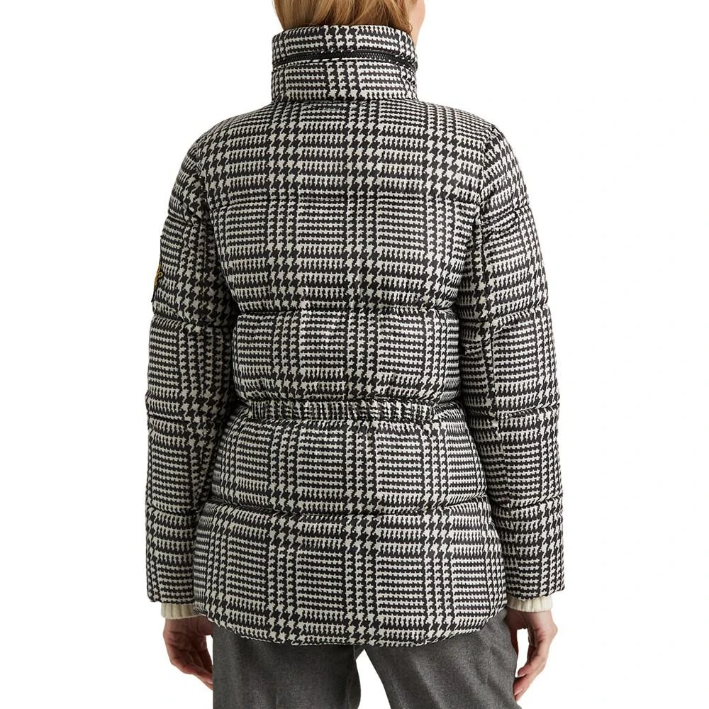 商品Ralph Lauren|Women's Glencheck Print Hooded Puffer Coat,价格¥1649,第2张图片详细描述