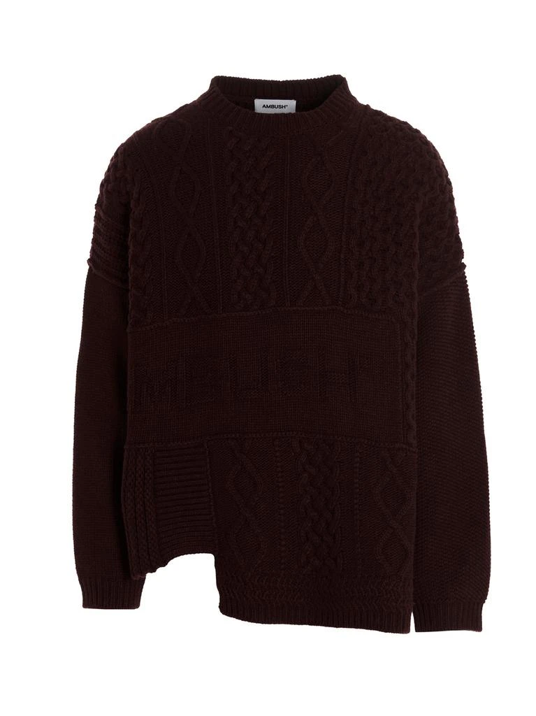 商品Ambush|Logo braided sweater,价格¥1965,第1张图片