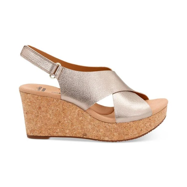 商品Clarks|Collections Women's Annadel Eirwyn Wedge Sandals,价格¥355,第3张图片详细描述