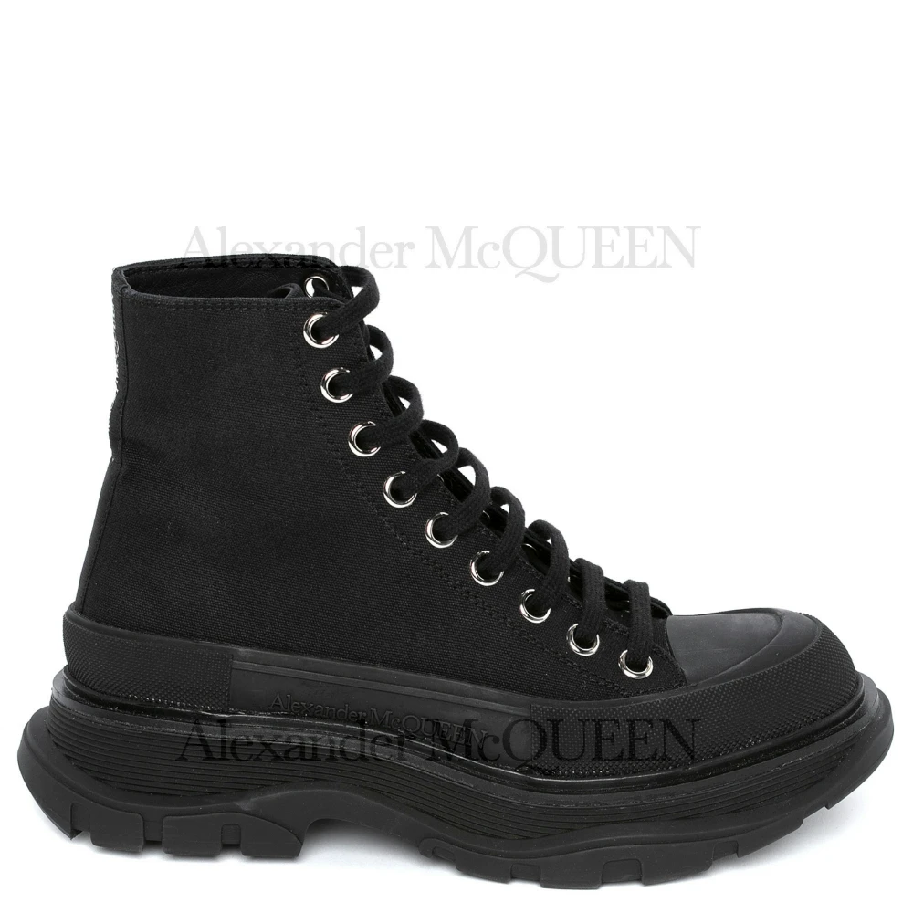 商品【商品预售7天】 Alexander McQueen|Alexander McQueen 女士运动鞋 611706W4MV21000 黑色,价格¥4213,第4张图片详细描述