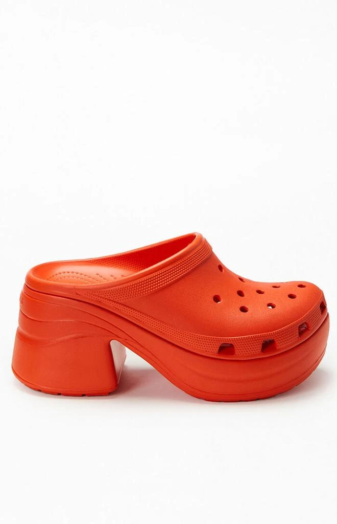 商品Crocs|Women's Siren Heeled Mules,价格¥557,第1张图片