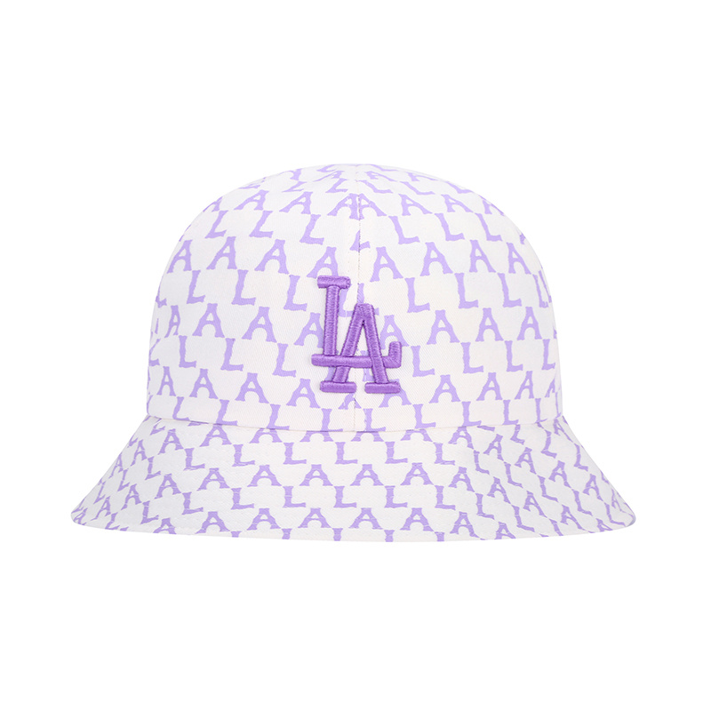 商品MLB|MLB 新款春夏 满标联名款 白紫色 渔夫帽 32CPHA111-07V-57H,价格¥313,第1张图片