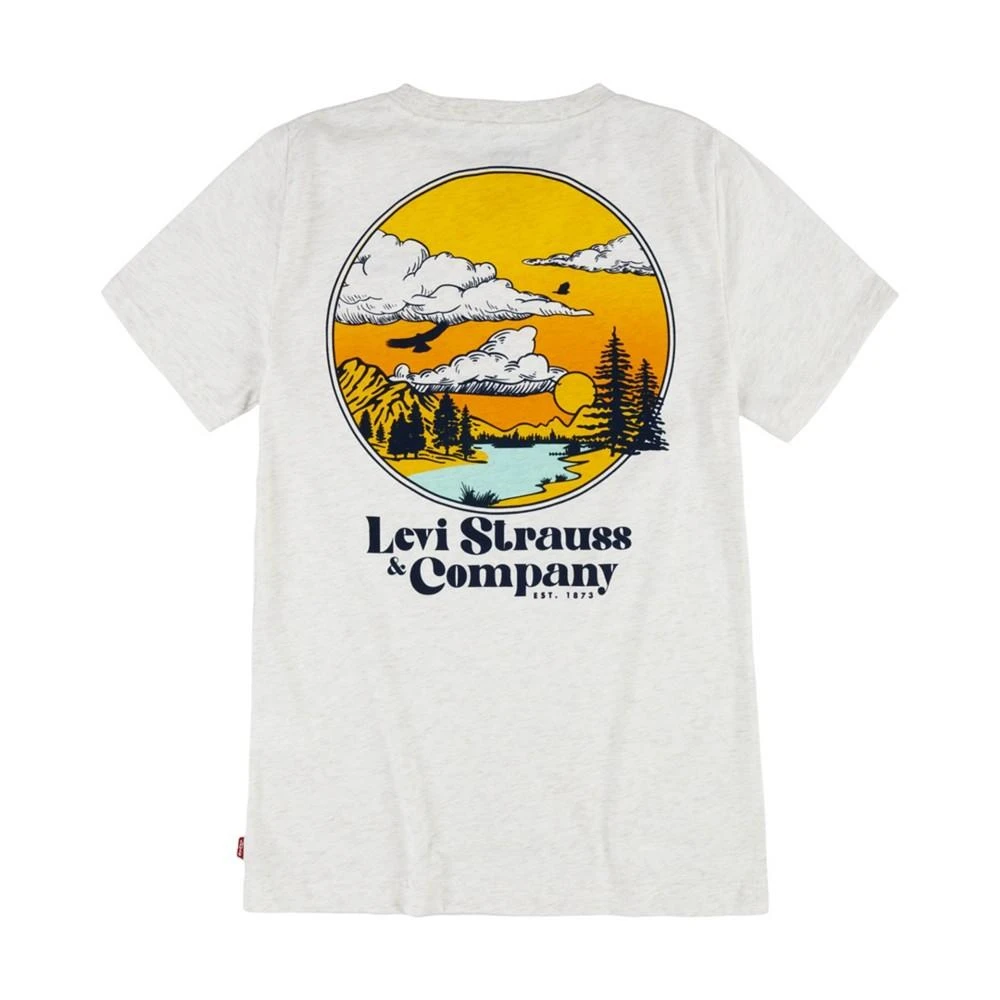 商品Levi's|Big Boys Neo Americana Graphic Crewneck T-shirt,价格¥90,第2张图片详细描述