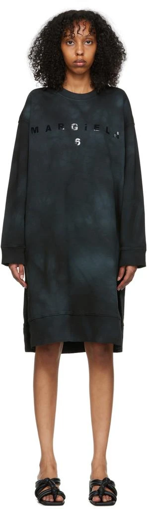 商品MAISON MARGIELA|Black Cotton Short Dress,价格¥987,第1张图片