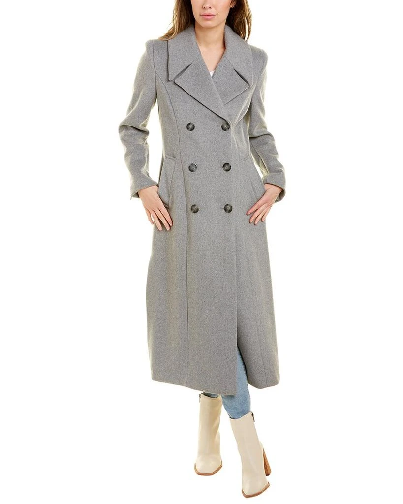 商品Kenneth Cole|Kenneth Cole Wool-Blend Maxi Coat,价格¥725,第3张图片详细描述