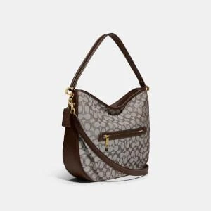 商品Coach|Coach Women's Signature Jacquard Soft Tabby Hobo Bag,价格¥2655,第4张图片详细描述