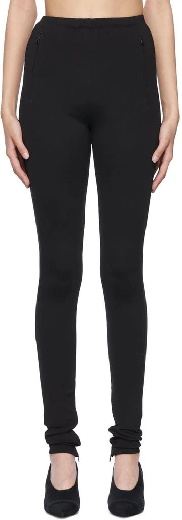 商品WARDROBE.NYC|黑色粘纤紧身裤,价格¥1794,第1张图片