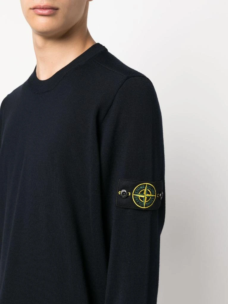 商品Stone Island|STONE ISLAND - Wool Pullover With Logo,价格¥2345,第3张图片详细描述