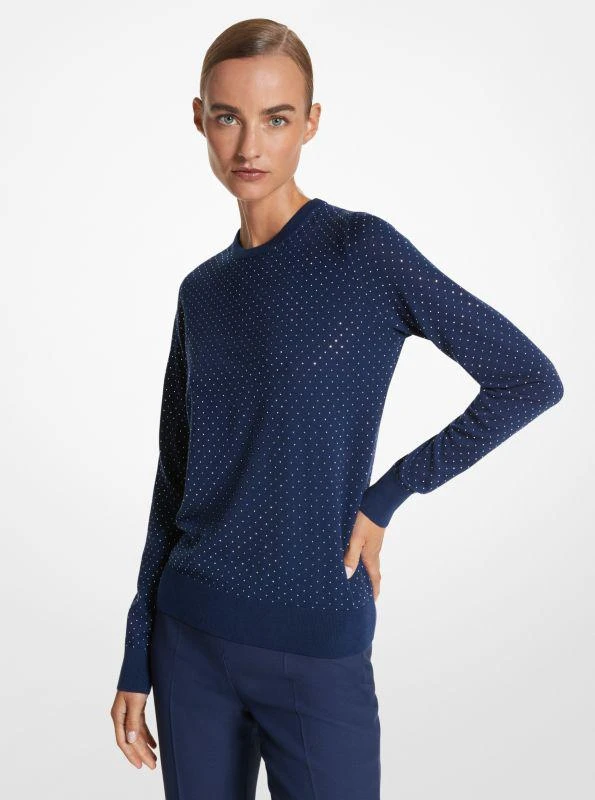 商品Michael Kors|Studded Merino Wool Sweater,价格¥3127,第1张图片