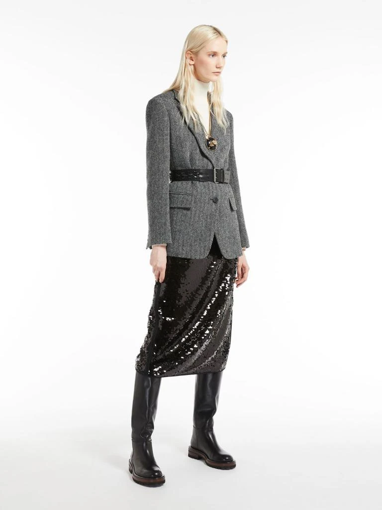 商品Weekend Max Mara|Jersey and sequin skirt,价格¥1371,第5张图片详细描述