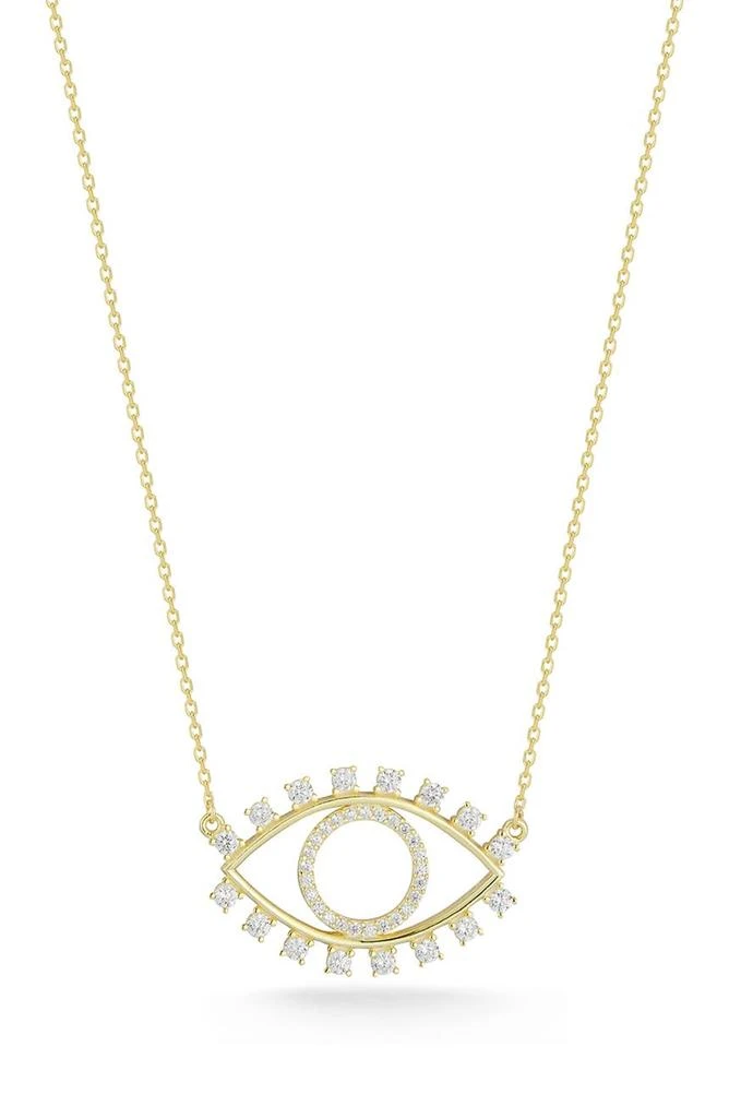 商品GLAZE JEWELRY|CZ Evil Eye Necklace,价格¥385,第1张图片