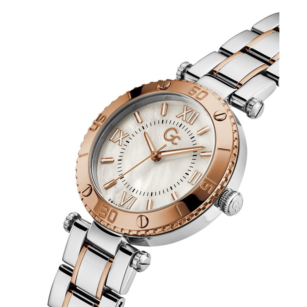 Gc Muse Women's Swiss Two-Tone Stainless Steel Bracelet Watch 34mm商品第4张图片规格展示