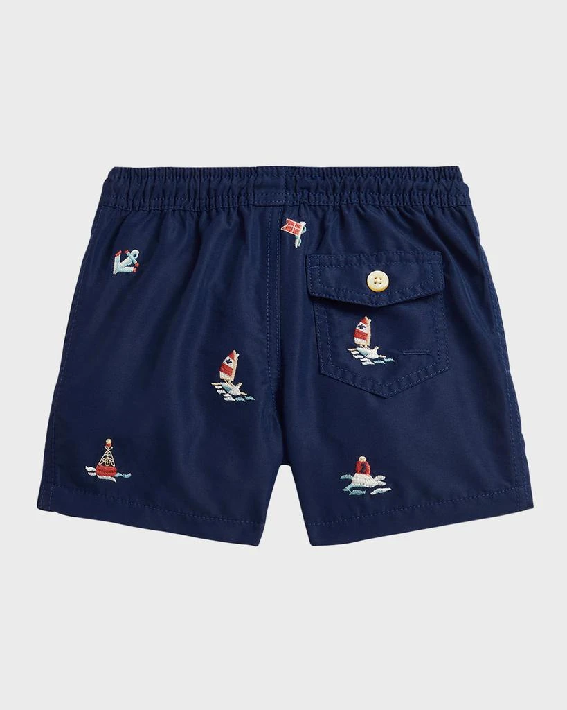 商品Ralph Lauren|Boy's Traveler Swim Trunks, Size 5-7,价格¥265,第2张图片详细描述